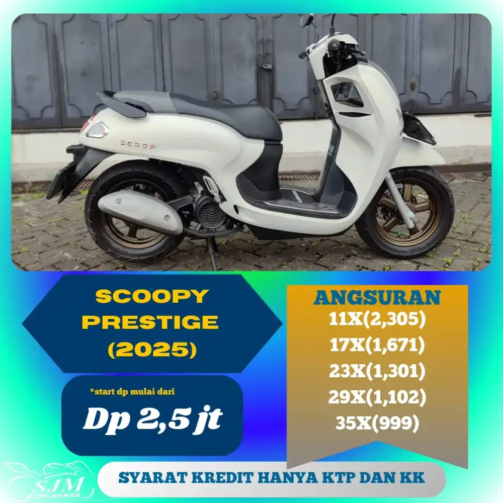 HONDA SCOOPY PRESTIGE 2025 PROSES CEPAT