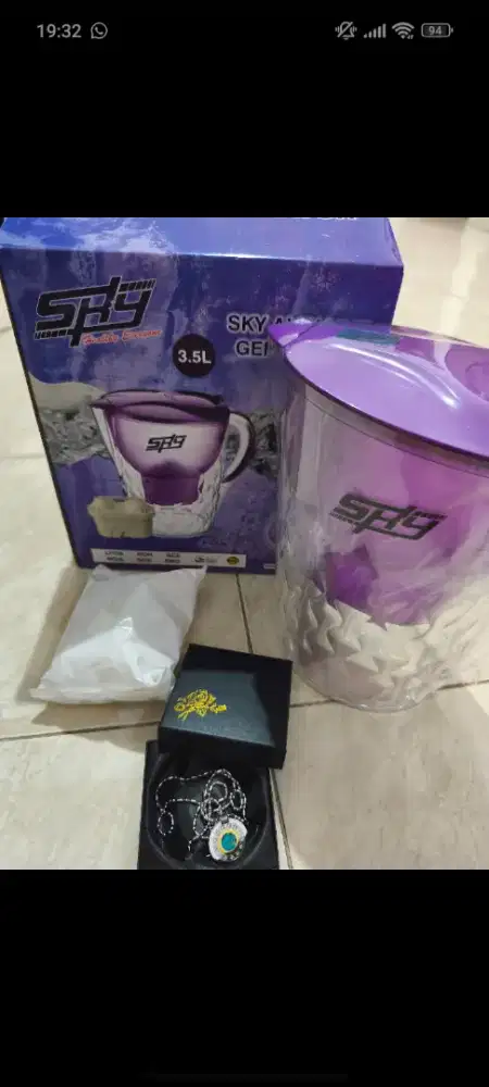 SKY Alkaline Generator Teko kesehatan free kalung kesehatan