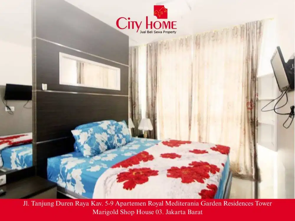 disewa apartemen central park 2 kamar full furnished