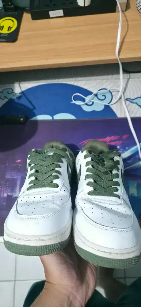 SEPATU NIKE AIR WARNA PUTIH HIJAU