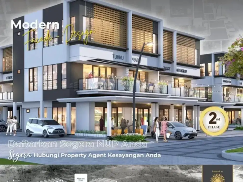 Posisi Paling Prime Row Jalan 50 Dp 0% Pasadena Square North Ruko 3 Lantai