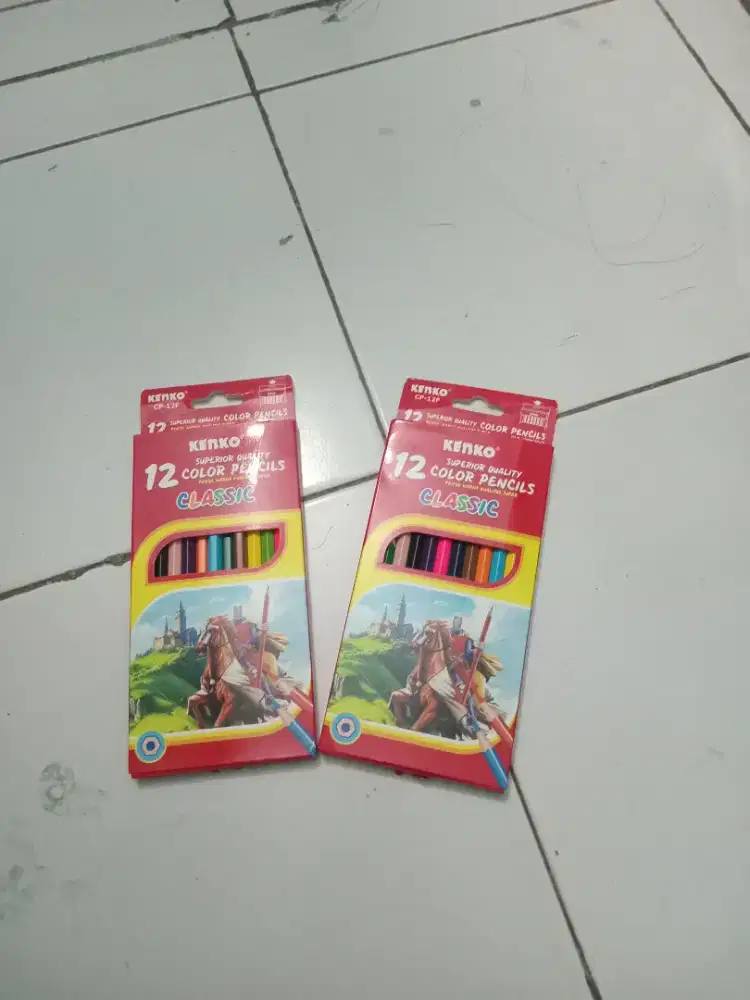 paket 2 pensil warna kenko classic superior quality