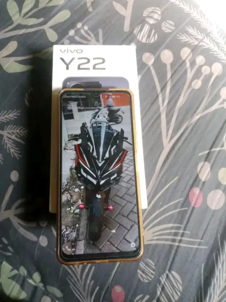 Vivo y22 fullset ram 4+4/128