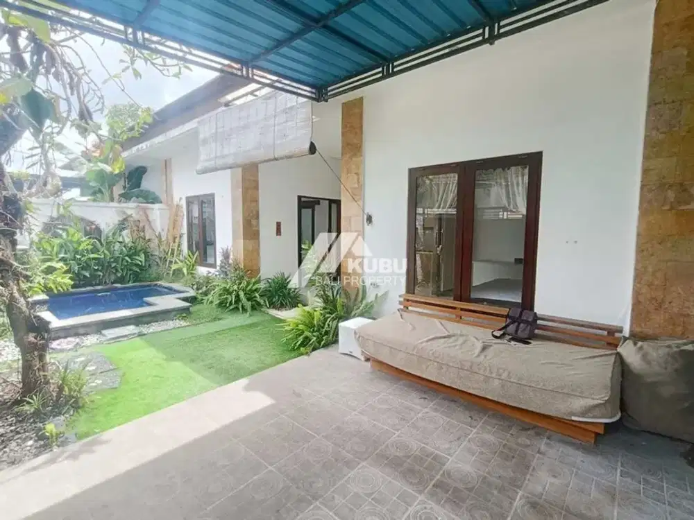 KBP0259  Beautiful simple Villa with Minimalist style, 2 bedrooms en-suite bathroom. Beautiful garden with plunge pool