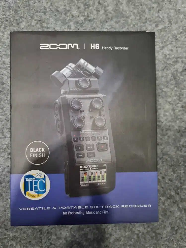 Zoom H6 Black Tanpa Accesories,BMJ