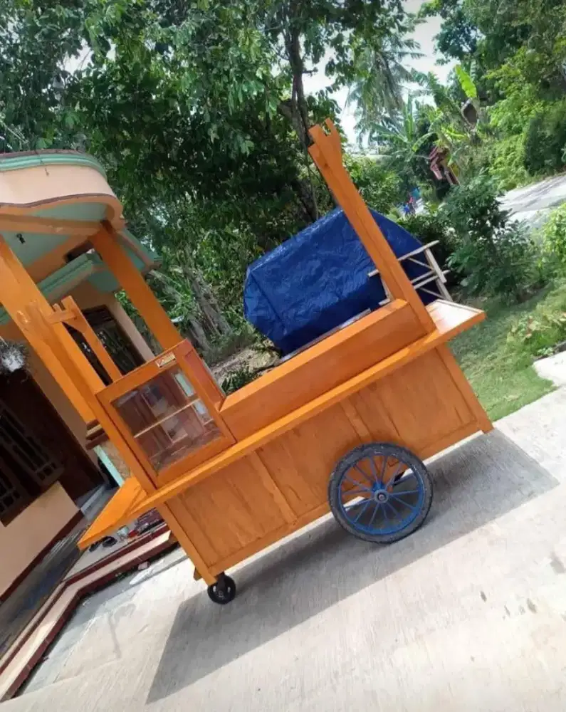 Jual Gerobak Angkringan,Bakso,Mie Ayam,Bubur,Roti BakardlL.