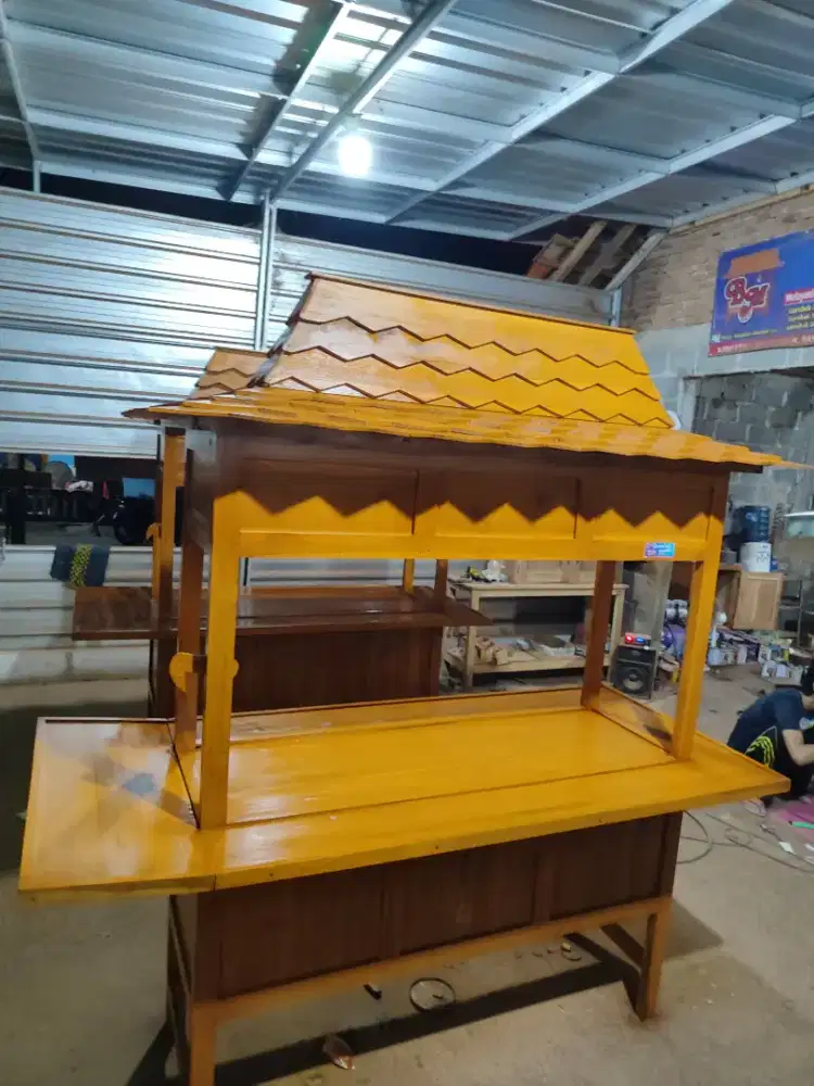 Jual Gerobak Angkringan,Bakso,Mie Ayam,Bubur,Roti BakardlL.