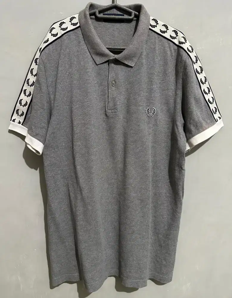 Polo Fred Perry Taped Grey Original