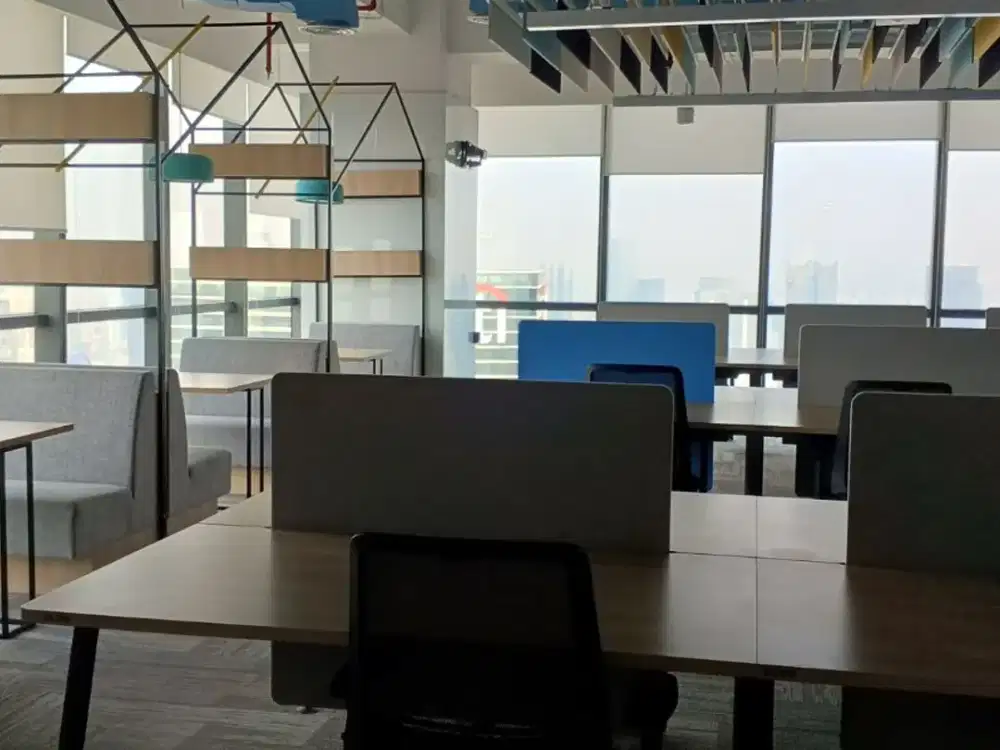 Sewa Kantor Treasury Tower Furnish 2400Sqm Open Space