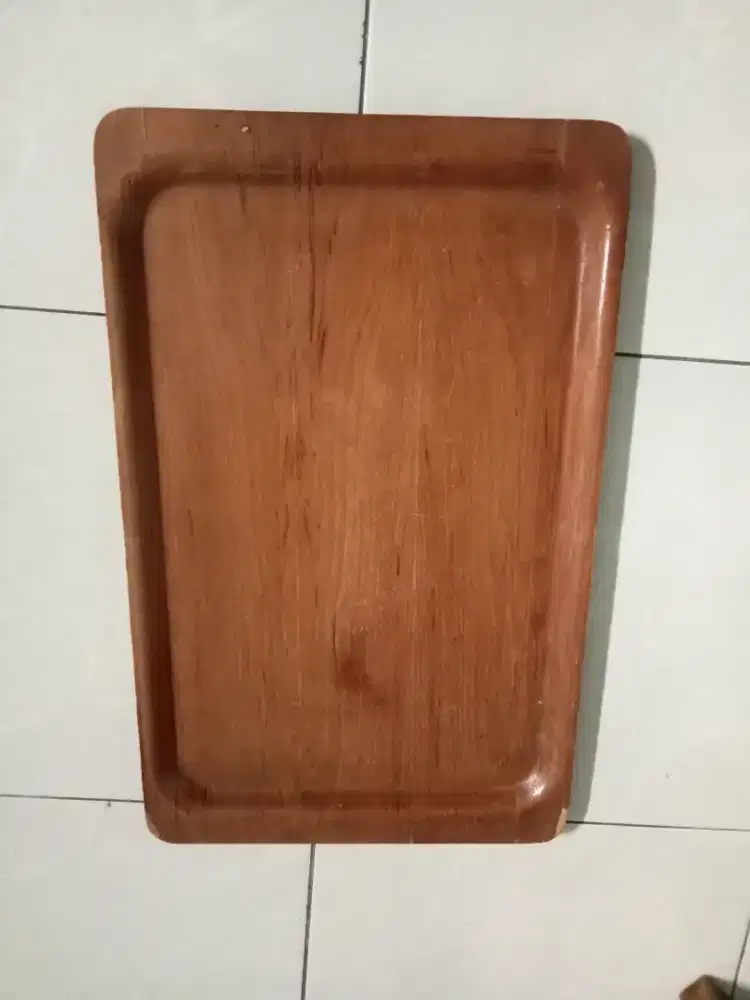 Nampan kayu 35x55 cm second