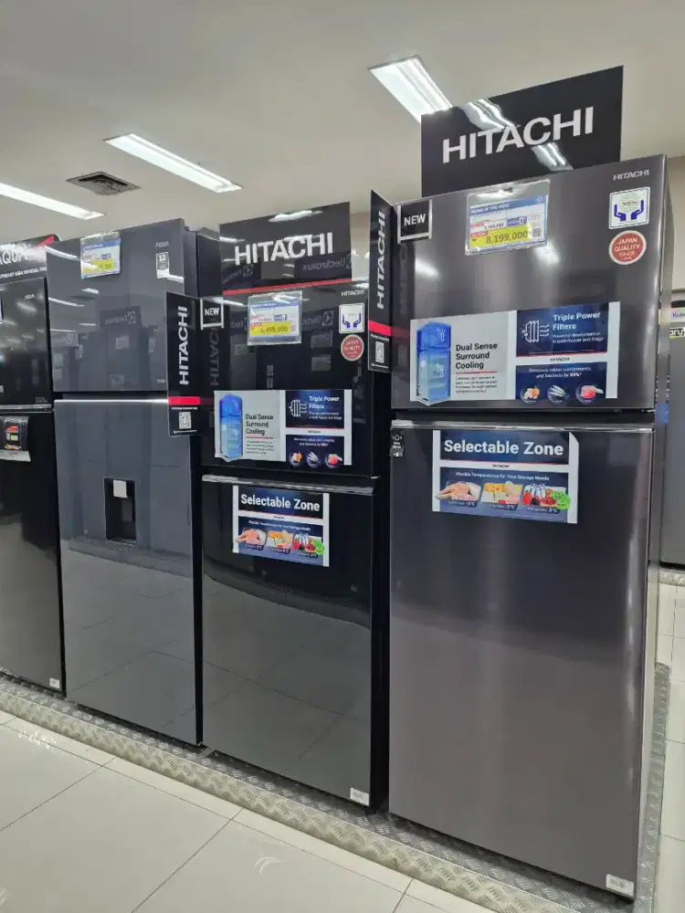 Kredit Kulkas Hitachi Bunga Ringan KTP aja