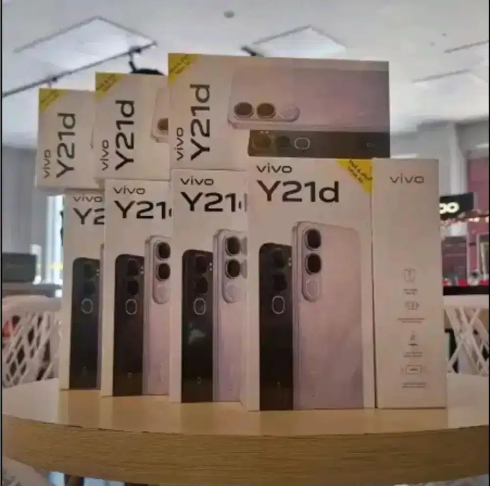 Vivo Y21D 6/128gb baru garansi resmi