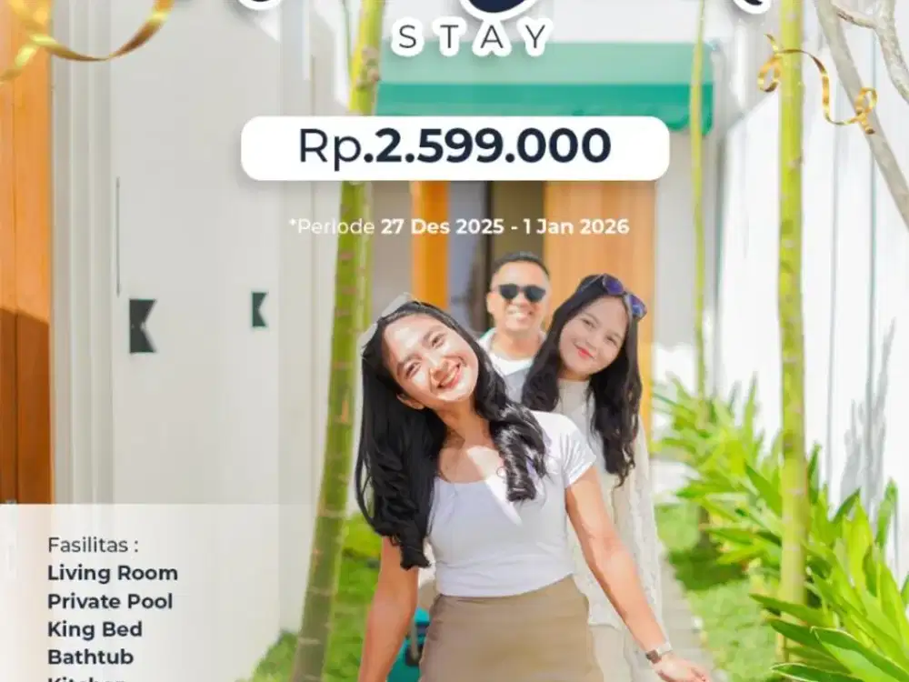 Villa Private Pool Depok Sleman - Favorit Staycation Dekat Kota Jogja