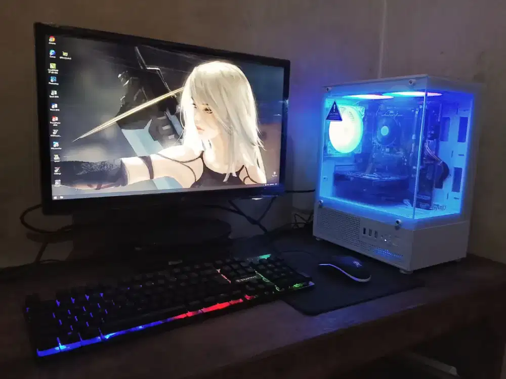 PC AMD FX 8 CORE FULLSET +MONITOR  SIAP PAKAI