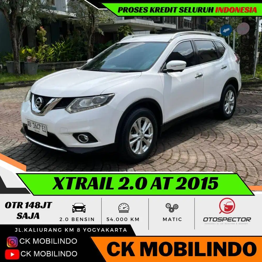 Nissan All New Xtrail Matic 2015 Plat AB ANTIK DP Minim CX5