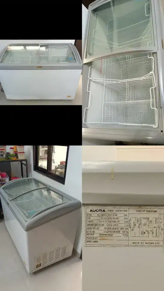 Freezer Aucma 315L