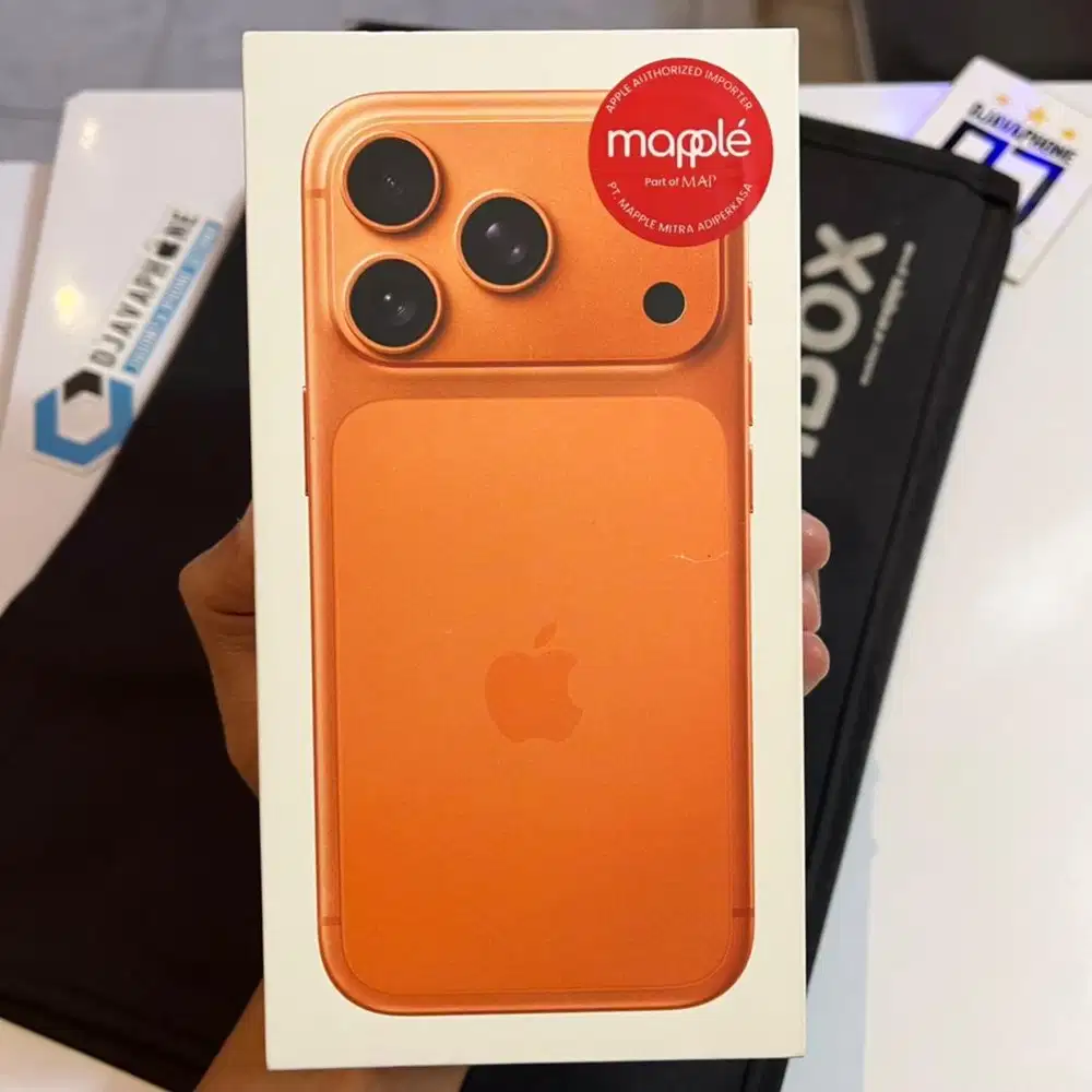 iPhone 17 Pro Cosmic Orange 256GB NEW Garansi Resmi iBox 1 Tahun