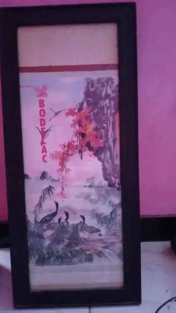 Lukisan Jadul Danau BODELAC.