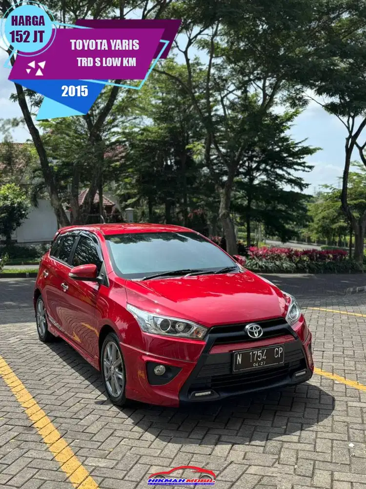 TOYOTA YARIS TRD S 2015 SIAP PAKAI LOW KM