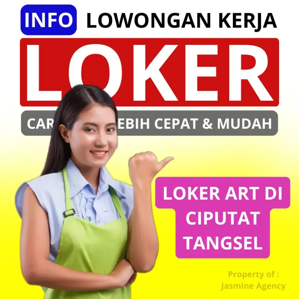 Loker art wanita di ciputat tangsel