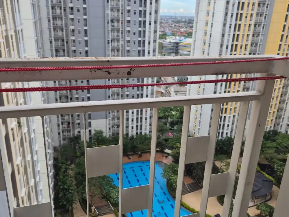 Apart Spring Lake Summarecon Bekasi, D20-01, type studio, luas gross 21,24m2, furnished, siap huni