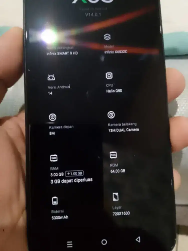 INFINIX SMART 9 RAM 3+3