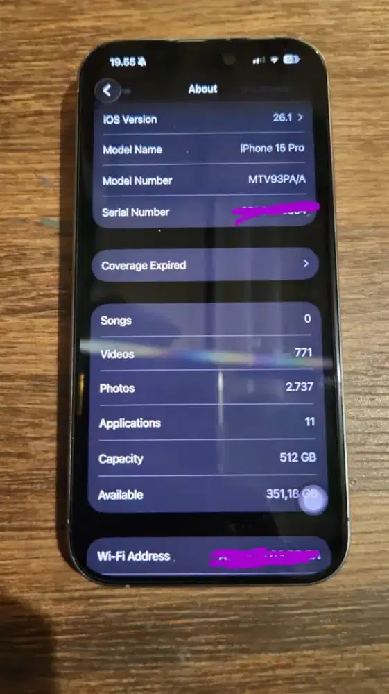 iPhone 15 Pro 512GB Natural Titanium Resmi iBox