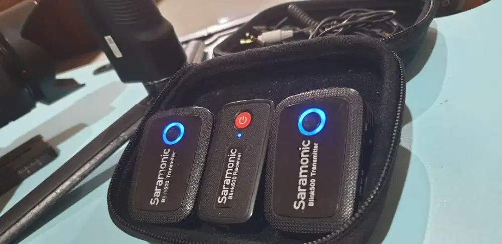 MIC SARAMONIC WIRELESS BLINK 500, MURAH DAN MASIH MULUS