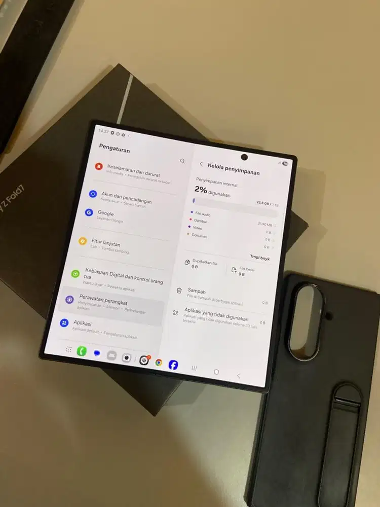 SAMSUNG Z Fold 7 garansi resmi ram 16/1TB