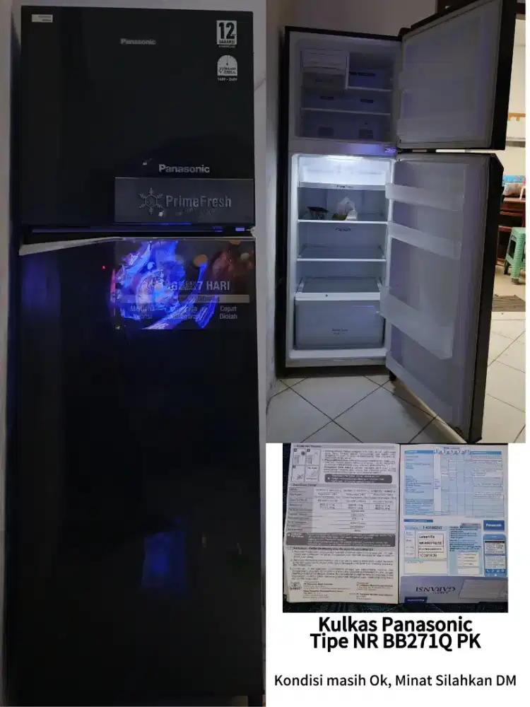 Kulkas Panasonic Tipe NR BB271Q PK