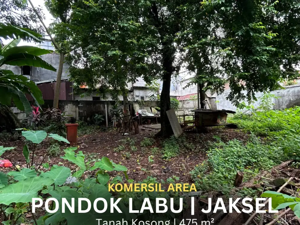 Dijual Tanah 475 m2 Cocok Hunian Cilandak - Jakarta Selatan!