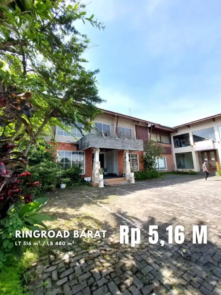 Dijual Ruko Luas dan Strategis di Tepi Ringroad Barat Trihanggo