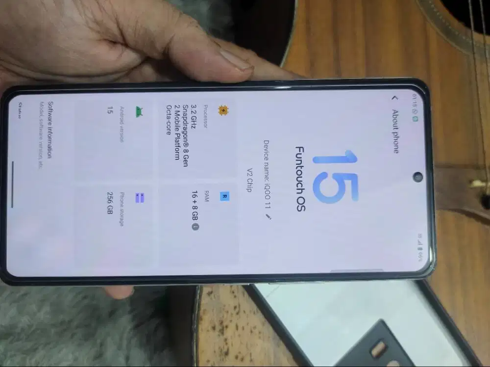 Iqoo 11 16/256 5g Resmi