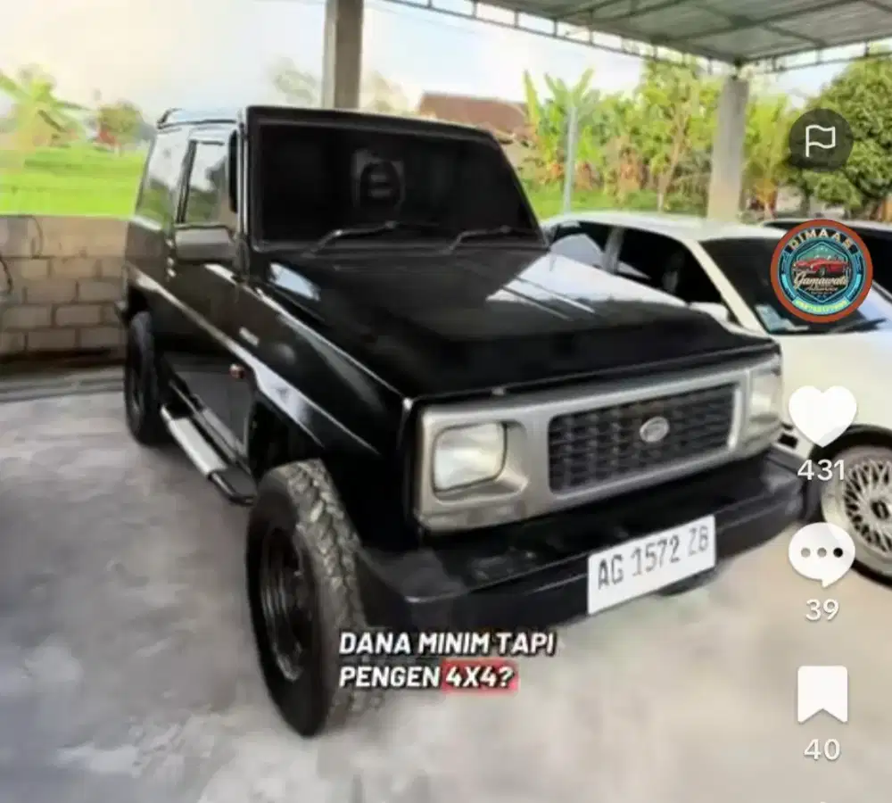 Daihatsu Feroza _ 4 X 4, Hitam gagah - Blitar