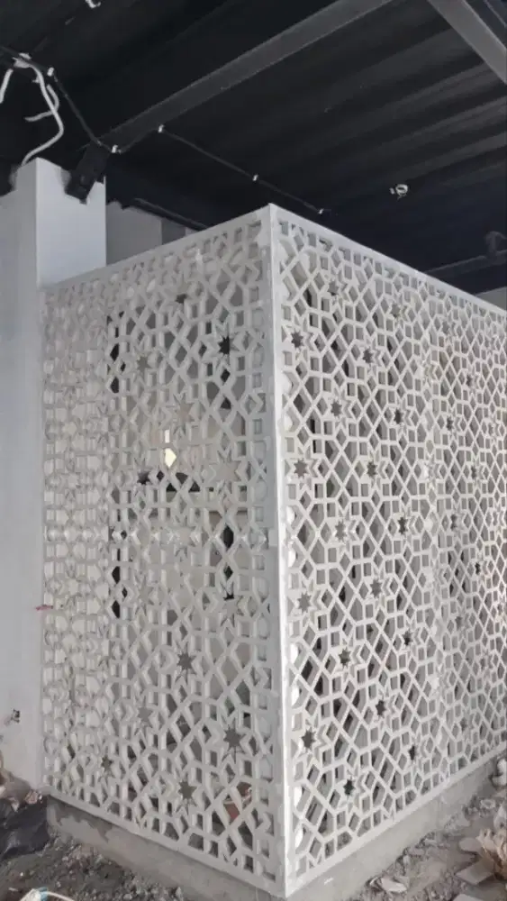 PRODUKSI KRAWANGAN GRC MASJID UKURAN BESAR CUSTOM