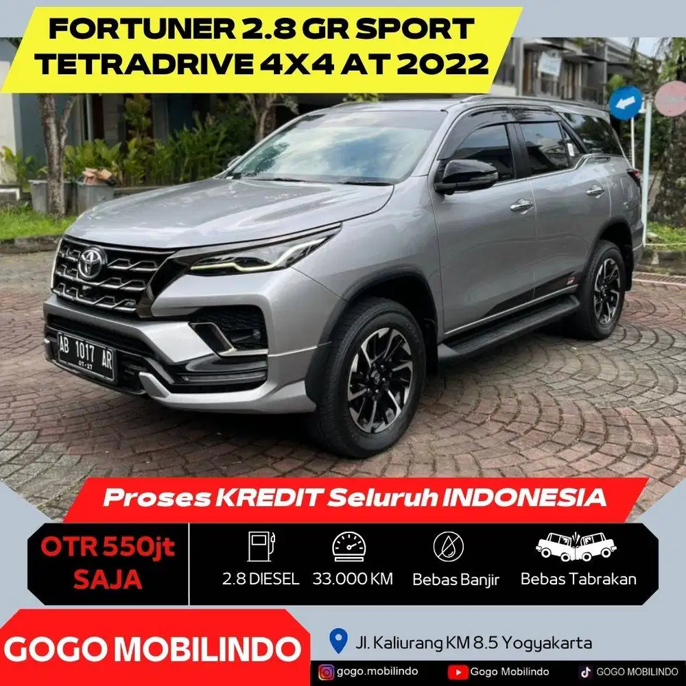 Fortuner VRZ GR Sport Tetradrive 4X4 Matic 2022 AB Tgn1 Eks Kraton