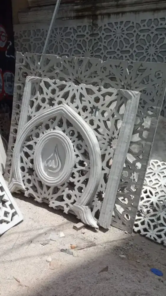 PRODUKSI KRAWANGAN GRC MASJID UKURAN BESAR CUSTOM