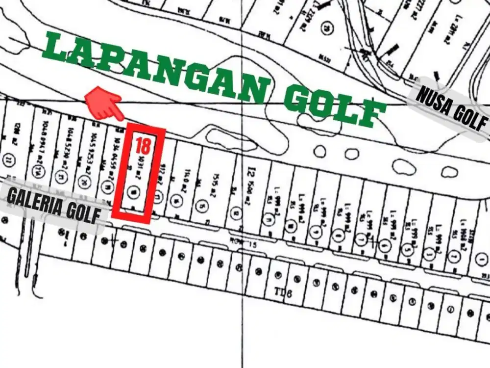 JUAL TANAH GOLF VIEW CITRALAND GALERIA GOLF