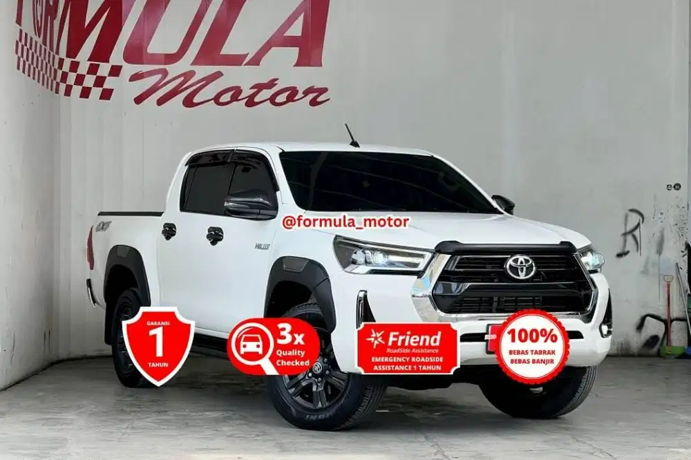 Toyota Hilux V Matic AT double cabin 2023 Putih 4x4 solar diesel DC