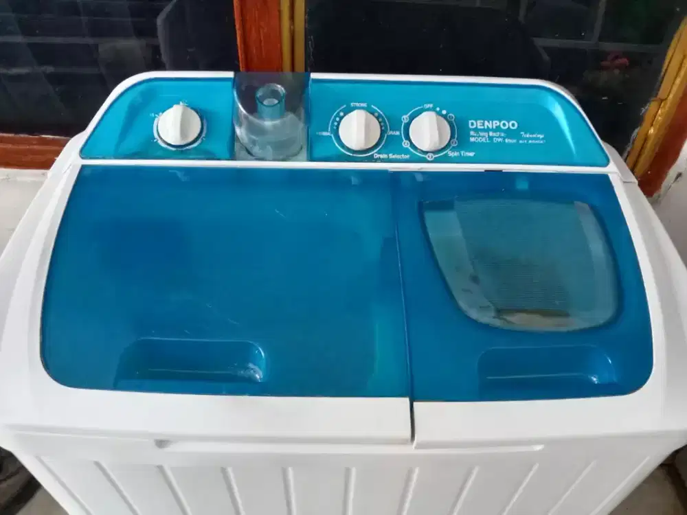 jual mesin cuci merk denpo 8kg , mesin halus,siap pakai,orisinil