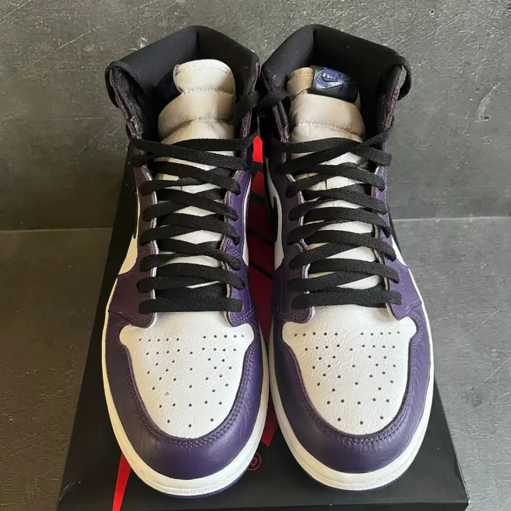 AIR JORDAN 1 HIGH OG COURT PURPLE SIZE45