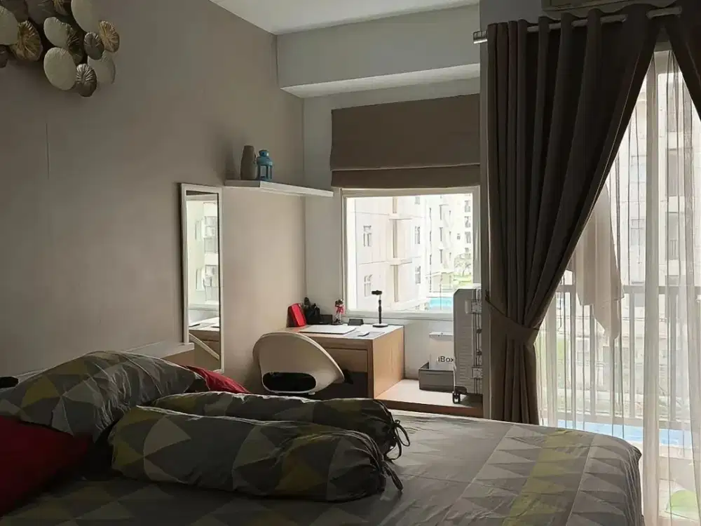 DIJUAL APARTEMEN AYODHYA STUDIO TOWER JADE LANTAI 7 FURNISHED