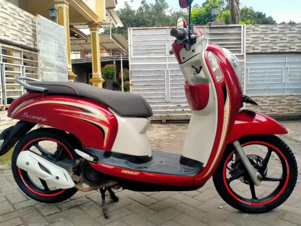 Honda Scoopy FI pajak hidup lengkap sehat keterangan detail dibawah