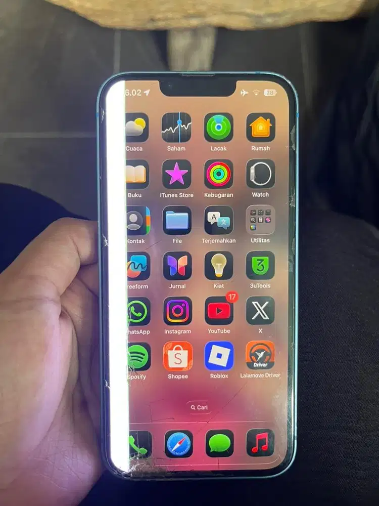 Dijual iPhone 13 128GB Blue INTER