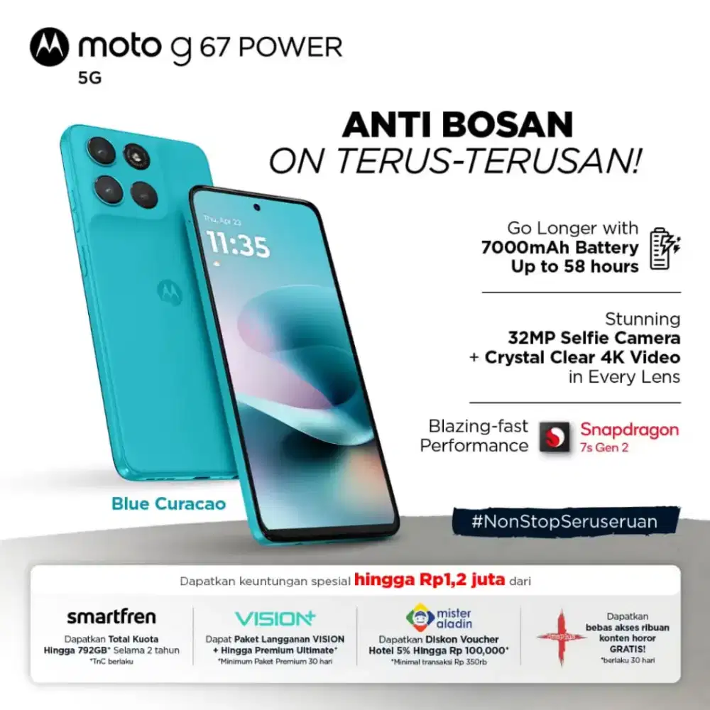 Motorola G67 Power Promo Akhir Tahun