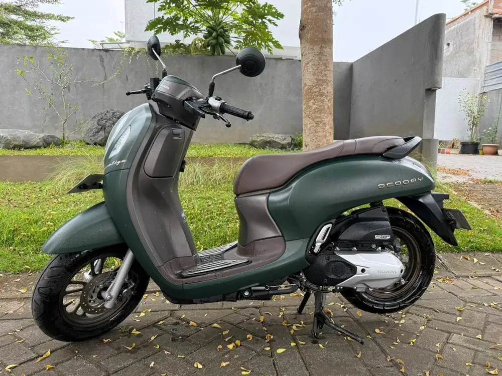 JUAL CEPAT BU HONDA SCOOPY PRESTIGE 2023 HIJAU GREEN MATTE BUTUH UANG