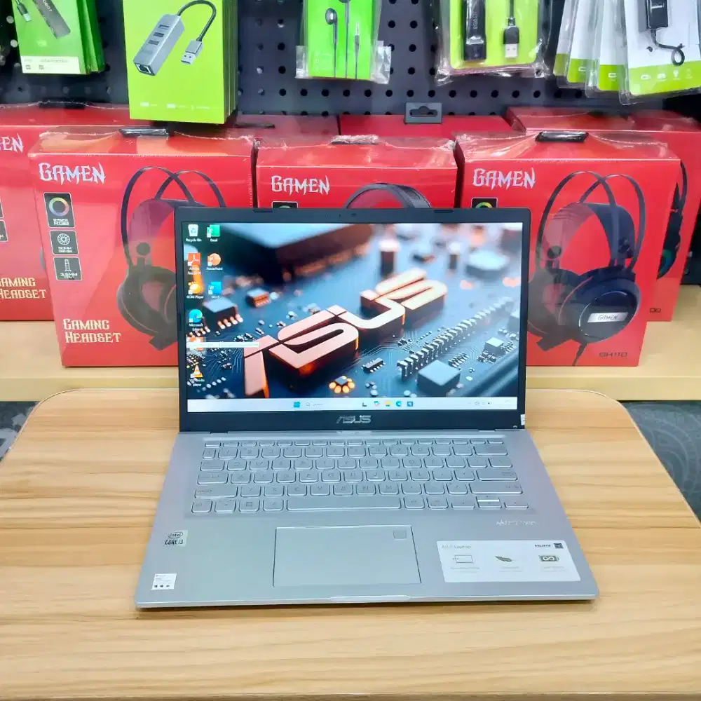 ​Asus A416J Core i3-1005G1 | RAM 8GB SSD | Layar NanoEdge - Like New!