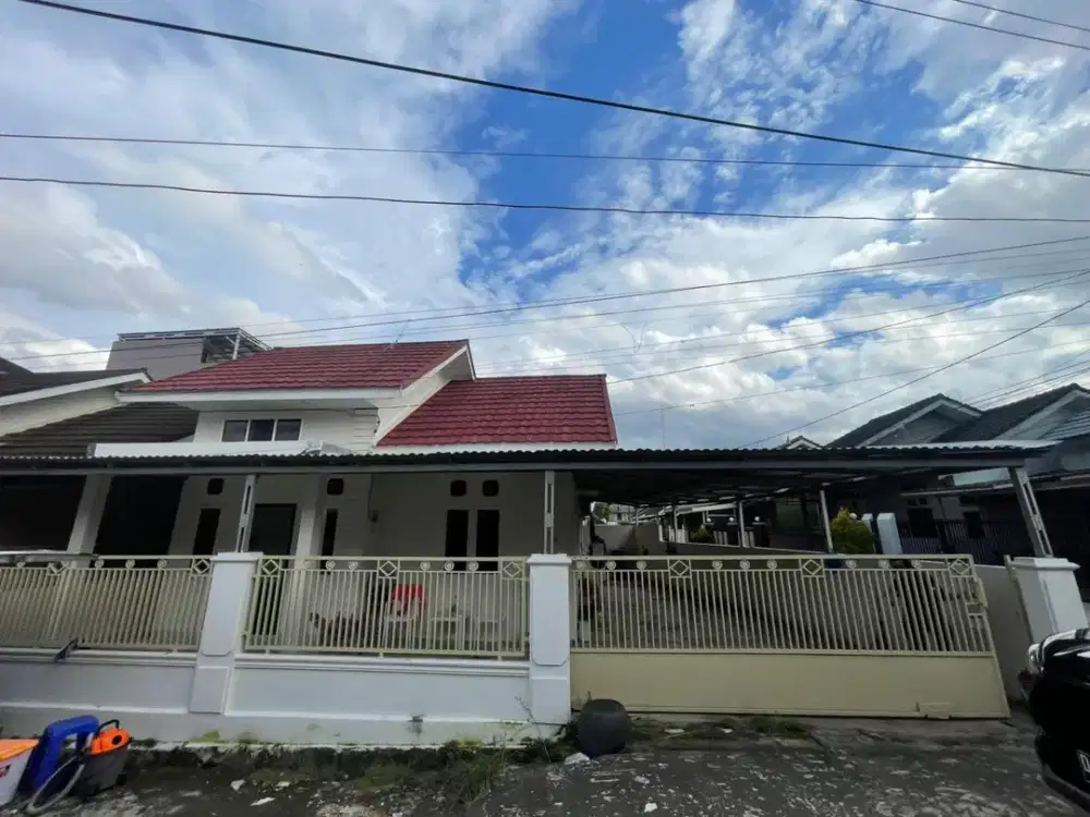 Disewakan rumah di pusat kota Palembang dekat Rumah Sakit Siti Fatimah