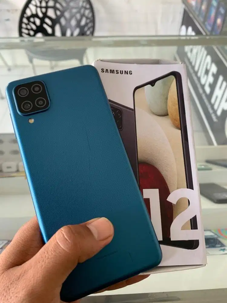 Samsung A12 6/128 lengkap