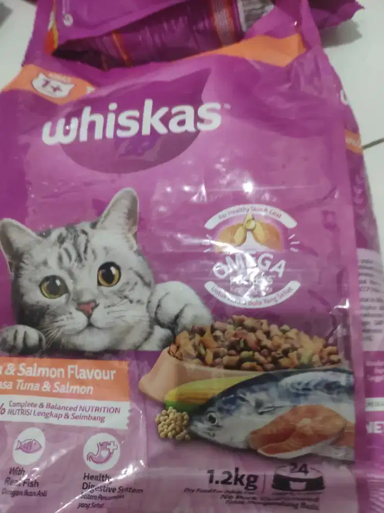 Makanan kucing, pakan kucing whiskas, original